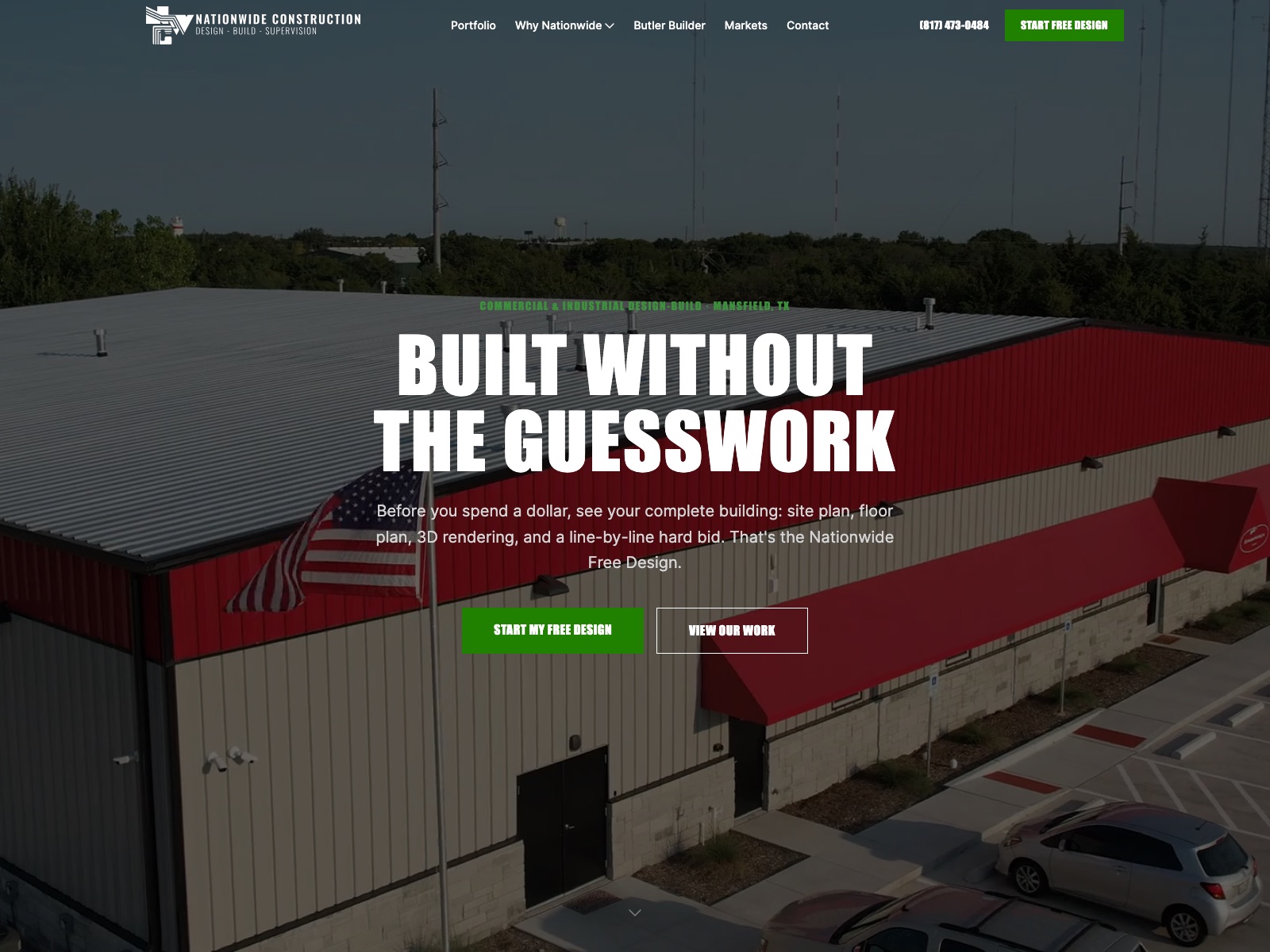 Nationwide Construction website